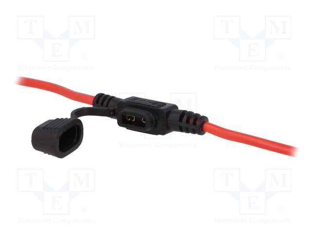 Fuse acces: fuse holder; fuse: 11,9mm; 30A; on cable; Leads: cables