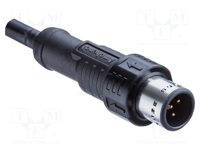 Plug; M12; PIN: 8; male; A code-DeviceNet / CANopen; Len: 5m; IP68