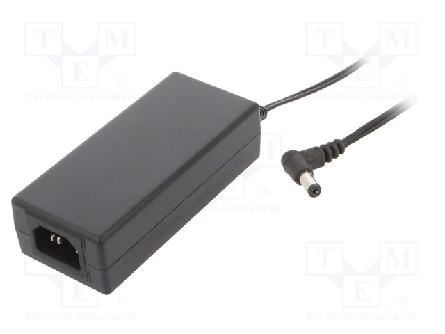 Power supply: switched-mode; 24VDC; 2.71A; Out: 5,5/2,1; 65W; 91%