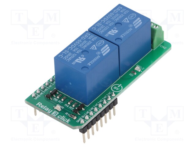 Click board; relay; GPIO; SRD-05VDC-SL-C; 5VDC