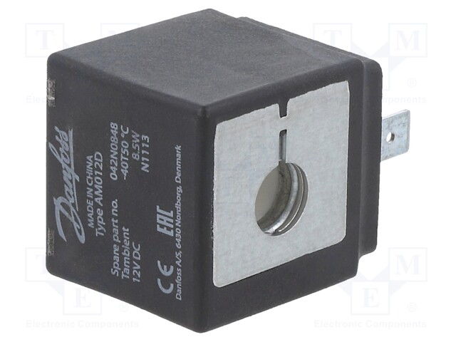 Accessories: coil for solenoid valve; 9mm; 12VDC; IP00; -40÷50°C