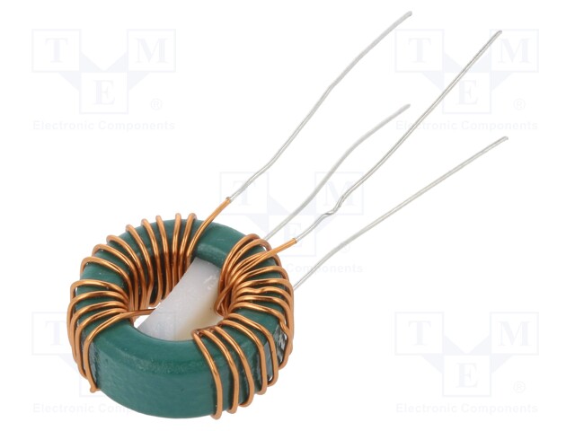 Inductor: wire; THT; 1mH; 900mA; 100mΩ; 230VAC; 6.5x5mm; -20÷+50%