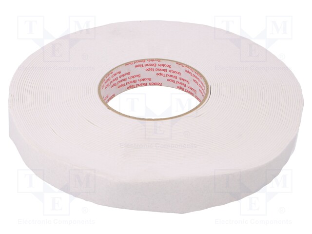 Tape: heat transfer; W: 25mm; L: 20m; D: 1.5mm; 3W/mK; acrylic