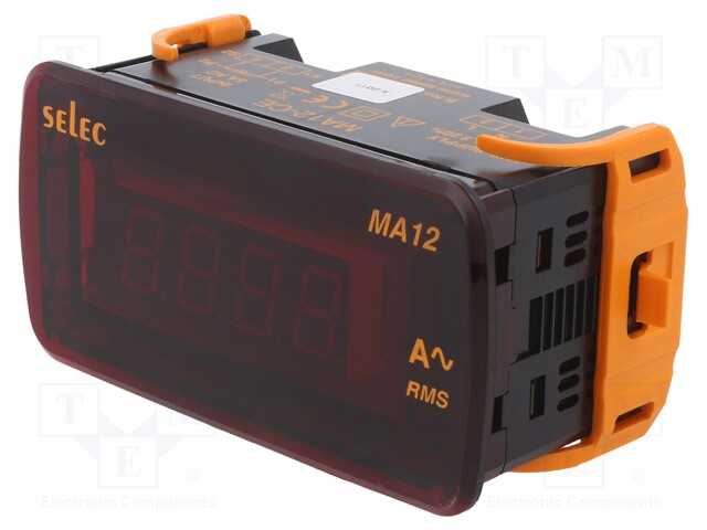 Ammeter; digital,mounting; I AC: 50mA÷5A; True RMS; on panel