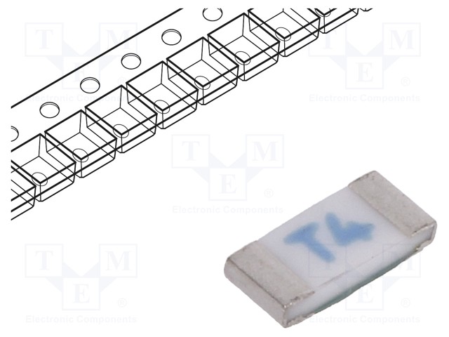 Fuse: fuse; time-lag; 4A; 63VAC; SMD; ceramic; Case: 1206; C1T; 63VDC