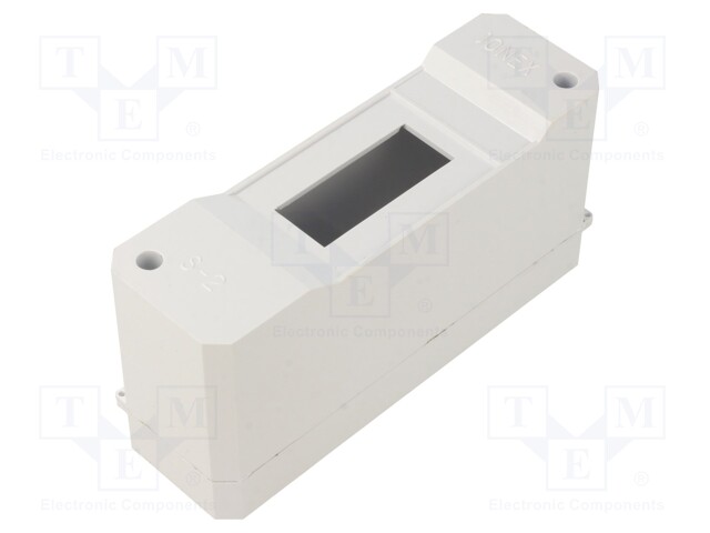 Enclosure: for modular components; IP30; white; No.of mod: 2