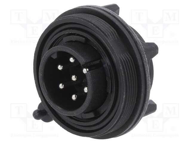 Connector: circular; socket; male; PIN: 7; Buccaneer Standard; IP68