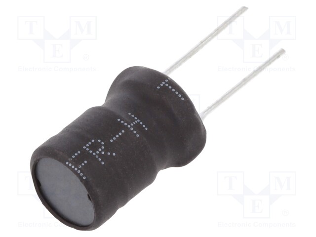 Inductor: wire; THT; 100uH; 4A; ±10%; Ø11.5x17.5mm; vertical