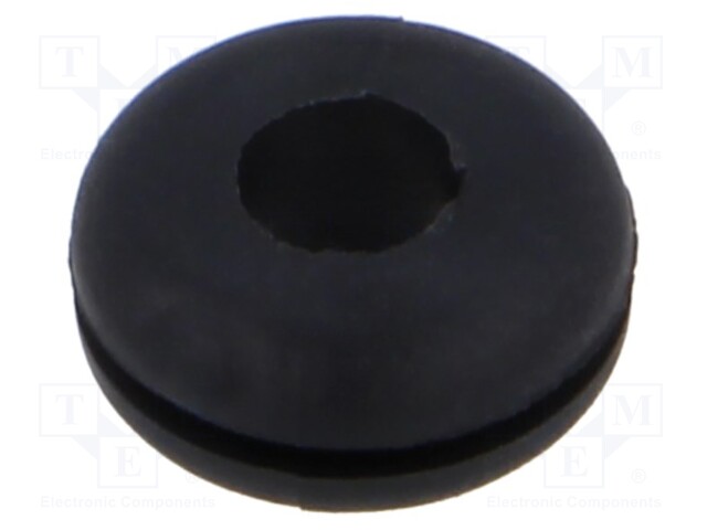 Grommet; black; UL94HB; TPR