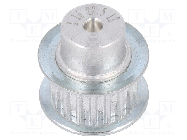 Belt pulley; T2.5; W: 4; 6mm; whell width: 16mm; Ø: 13.8mm; aluminium