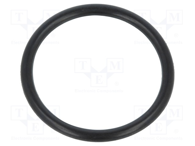 O-ring gasket; NBR; D: 2.5mm; Øint: 25mm; black; -30÷100°C