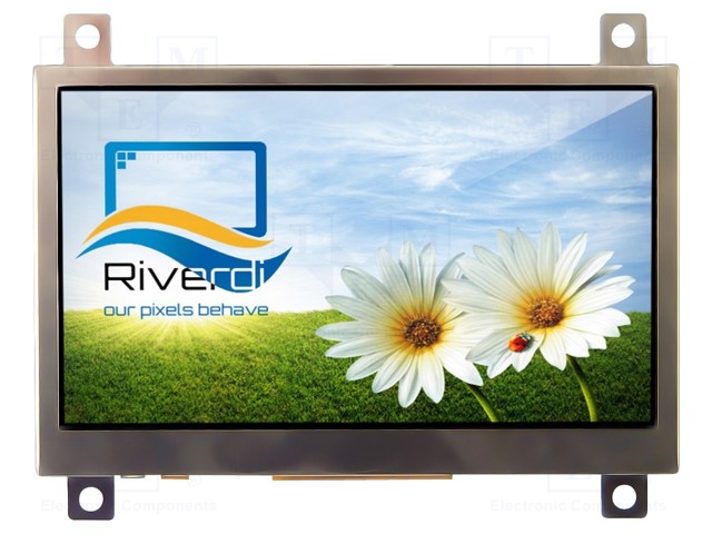 Display: TFT; 4.3"; 480x272; Illumin: LED; Dim: 106.3x68x6.8mm