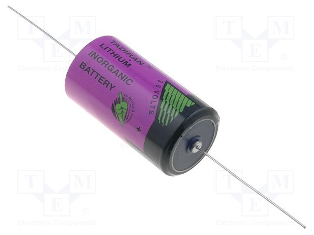 Battery: lithium (LTC); 3.6V; C; axial; Ø26.2x50mm; 8500mAh