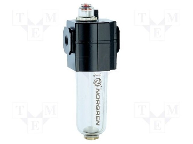 Lubricator; BSP 3/8"; bowl mat: polycarbonate; 60ml; 10bar