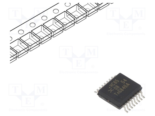 IC: digital; 4bit,comparator; Series: HC; SMD; SSOP16; 2÷6VDC