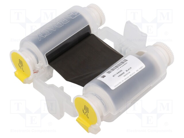 Tape staining; 50mm; 45.72m; black; thermal transfer