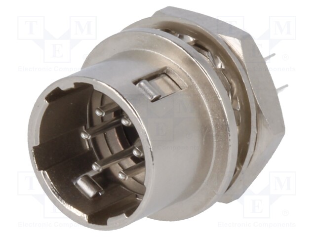 Socket; Connector: circular; HR10; male; PIN: 6; push-pull; 2A