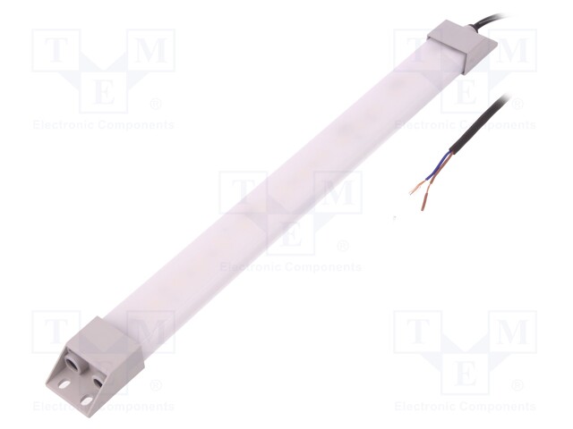 Industrial light; 4.4W; 24VDC; LED; IP65; Mat: polycarbonate; 6500K