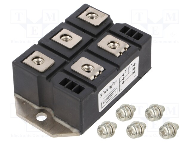 Three-phase bridge rectifier; Urmax: 1.8kV; If: 250A; Ifsm: 2.8kA