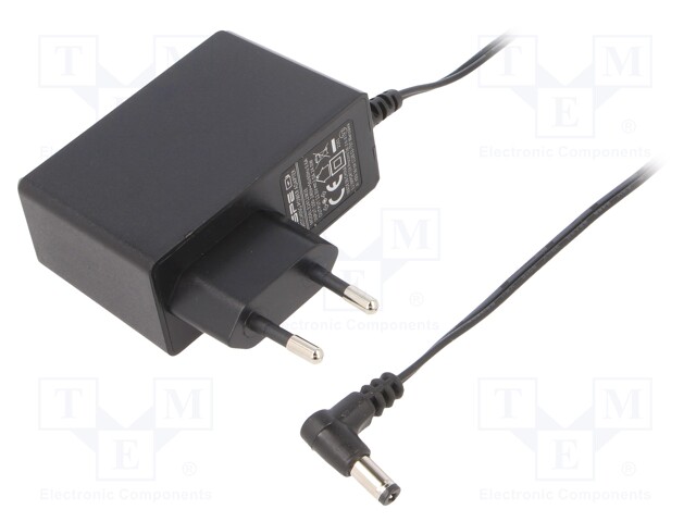 Power supply: switched-mode; voltage source; 12VDC; 2A; 24W; plug