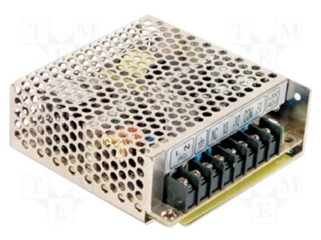 Power supply: switched-mode; modular; 50W; 5VDC; 99x97x36mm; 12VDC