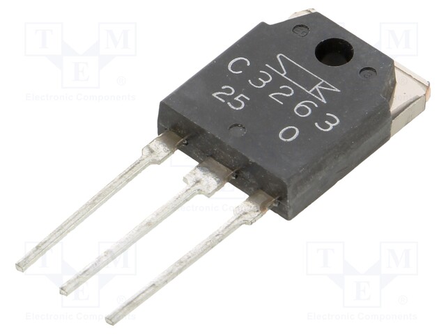 Transistor: NPN; bipolar; 230V; 15A; 130W; SOT93