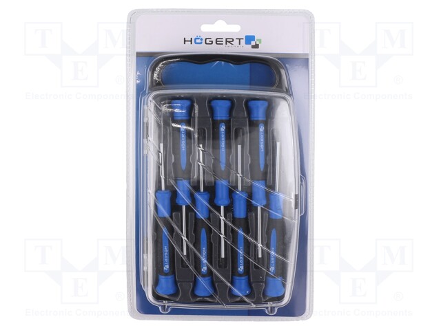 Kit: screwdrivers; precision; Phillips,slot,Torx®; 7pcs.