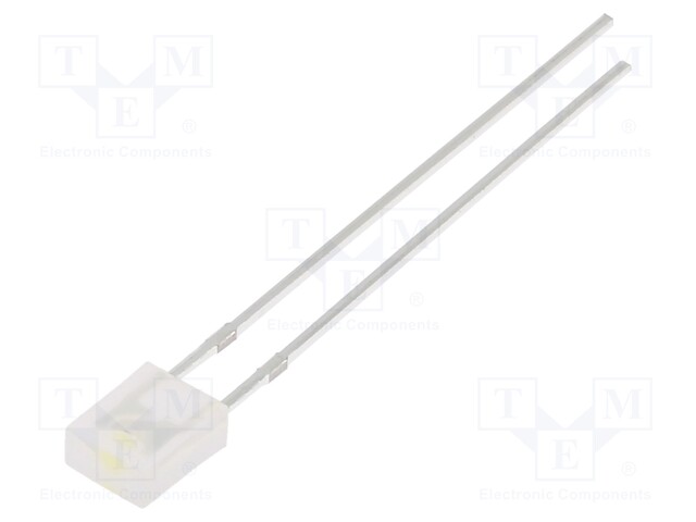 LED; rectangular; 2x4x5mm; white cold; 500÷750mcd; 100°; 20mA