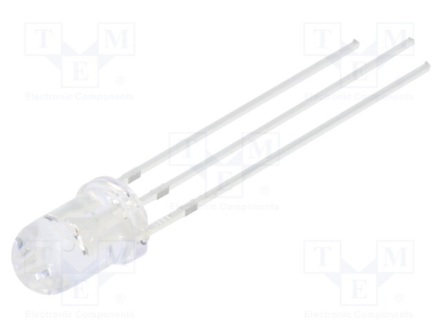 LED; 5mm; bicolour; red,blue; 3000mcd; 2180mcd; 30°; 7.5÷8mA; 3÷15V