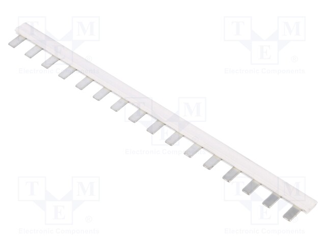 Push-in; 124.5x12x3.3mm; -40÷80°C; Fuse acces: busbar; 6A