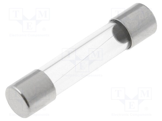 Fuse: fuse; time-lag; glass; 3A; 250VAC; 6,3x32mm; Package: in bulk