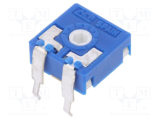 Potentiometer: mounting; single turn,horizontal; 25kΩ; 0.15W