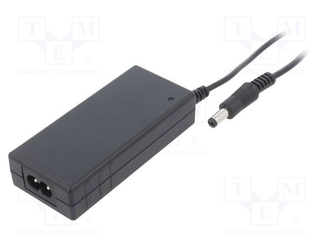Power supply: switched-mode; 5VDC; 5A; Out: 5,5/2,1; 25W; desktop
