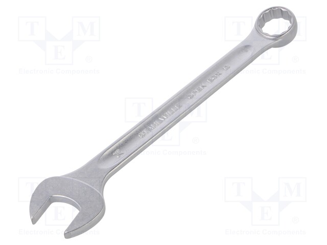 Wrench; combination spanner; 24mm; chromium plated steel