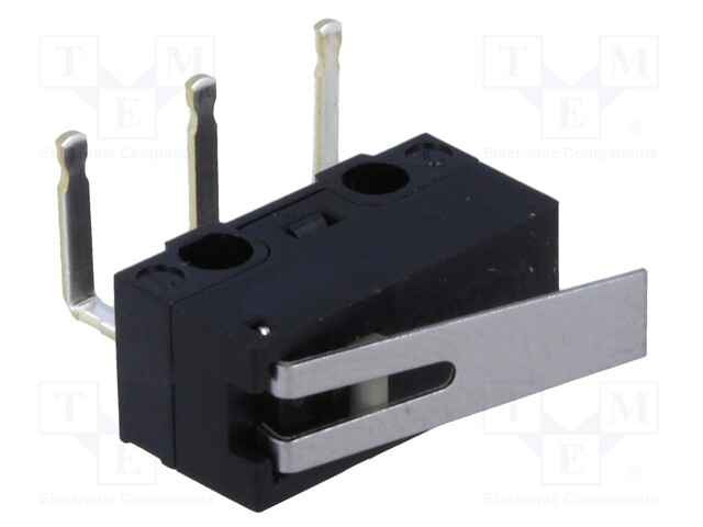 Microswitch SNAP ACTION; with lever; SPDT; 1A/125VAC; 0.5A/30VDC