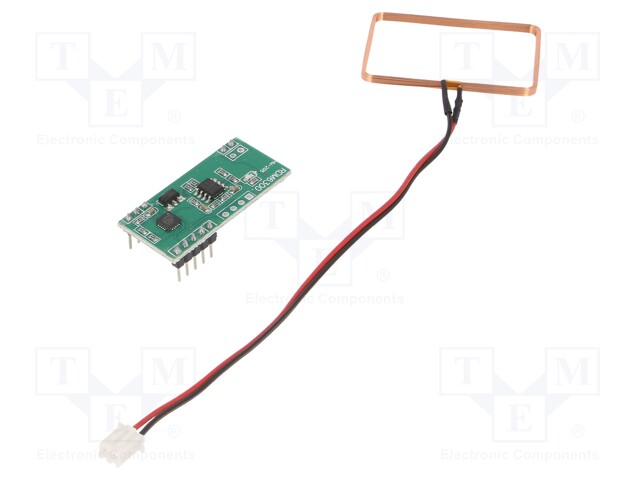 Module: RFID; reader; 5VDC; UART; 38.5x19x10mm; 125kHz