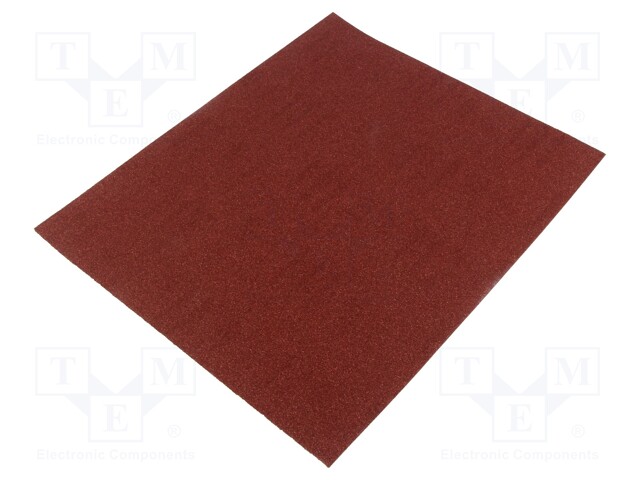 Cleaning cloth: sandpaper; Granularity: 150; 230x280mm; 6s.