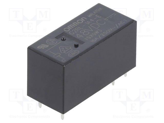 Relay: electromagnetic; SPST-NO; Ucoil: 48VDC; 12A/250VAC