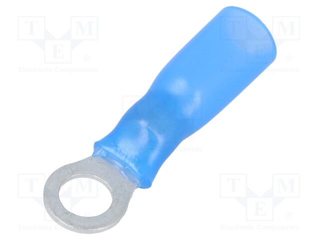 Ring terminal; M5; Ø: 5.3mm; 1.5÷2.5mm2; crimped; for cable; blue