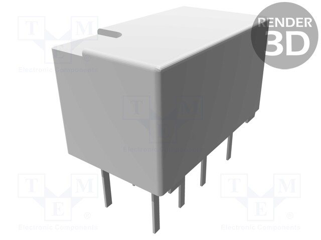 Relay: electromagnetic; DPDT; Ucoil: 24VDC; 0.5A/125VAC; 2A/30VDC