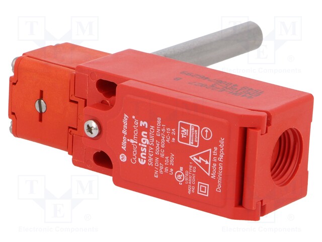 Safety switch: hinged; Series: ENSIGN; NC x2; IP67; -20÷80°C