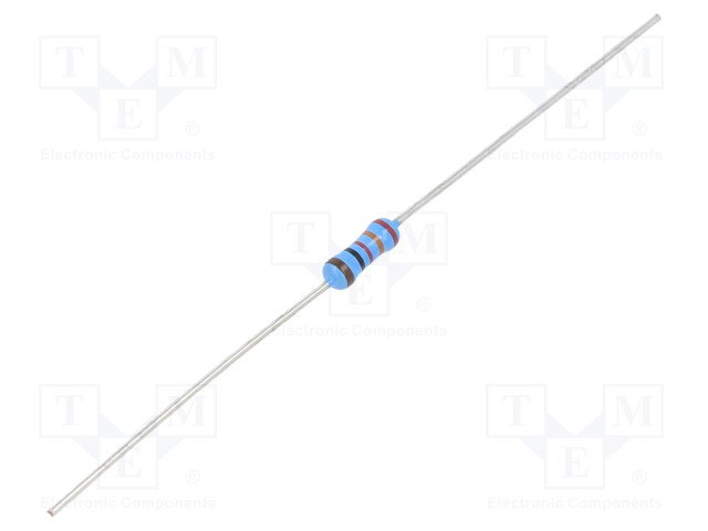 Resistor: thin film; THT; 232Ω; 600mW; ±5%; Ø2.5x6.5mm; 50ppm/°C