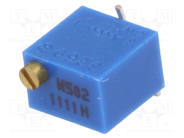 Potentiometer: mounting; vertical,multiturn; 5kΩ; 250mW; SMD; ±10%