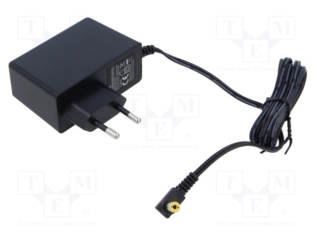 Power supply: switched-mode; mains,plug; 24VDC; 1A; 24W; Plug: EU