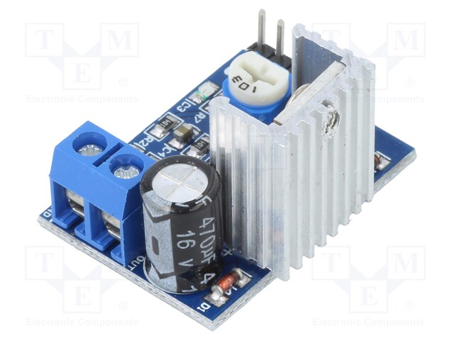 Module: audio; amplifier; 6÷12VDC; IC: TDA2030A; 18W