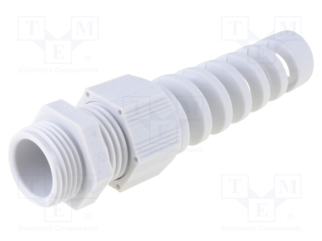 Cable gland; with strain relief; PG11; IP68; Mat: polyamide; grey