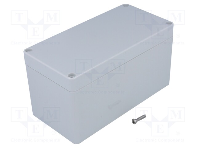 Enclosure: multipurpose; X: 80mm; Y: 160mm; Z: 85mm; polycarbonate