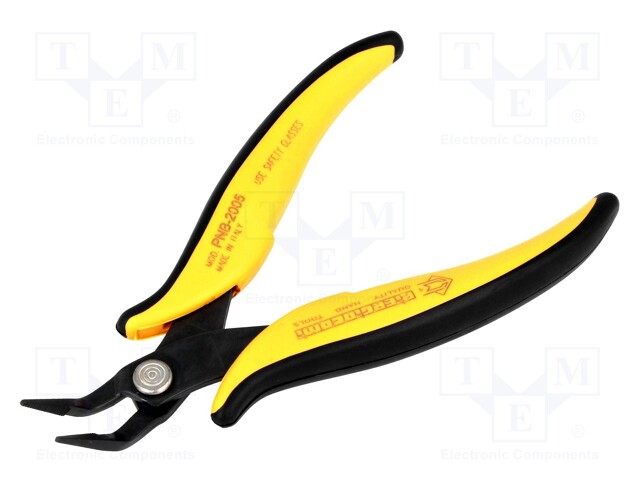 Pliers; miniature,curved,rectangle; for gripping anf bending