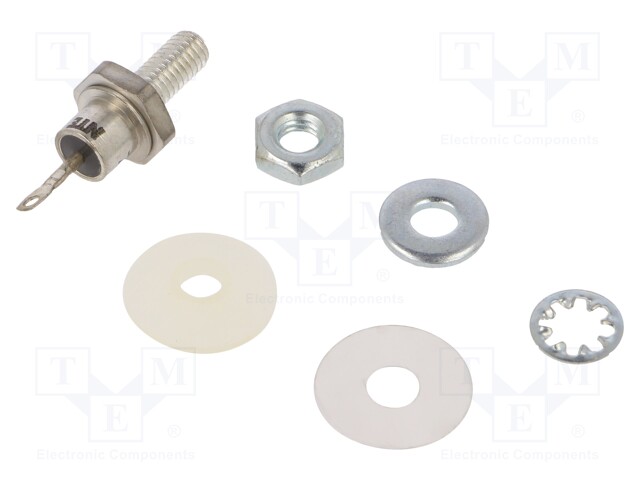 Diode: Zener stud; 10W; 6.8V; DO4; Package: bulk; 10uA