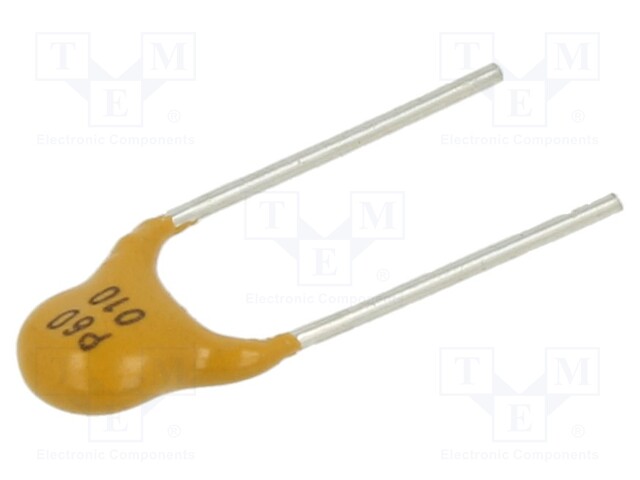 Fuse: PTC polymer; 100mA; Imax: 40A; THT; PTR060V; bag